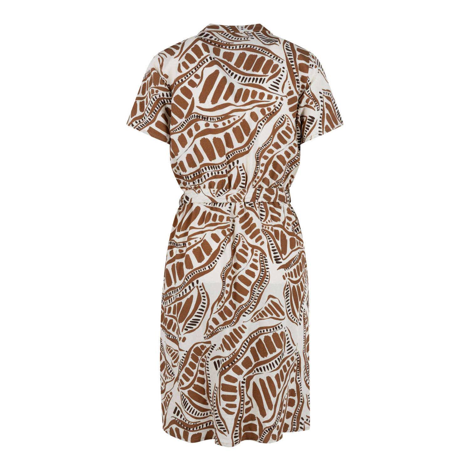 Elvira Collections zomerjurk lichtbruin