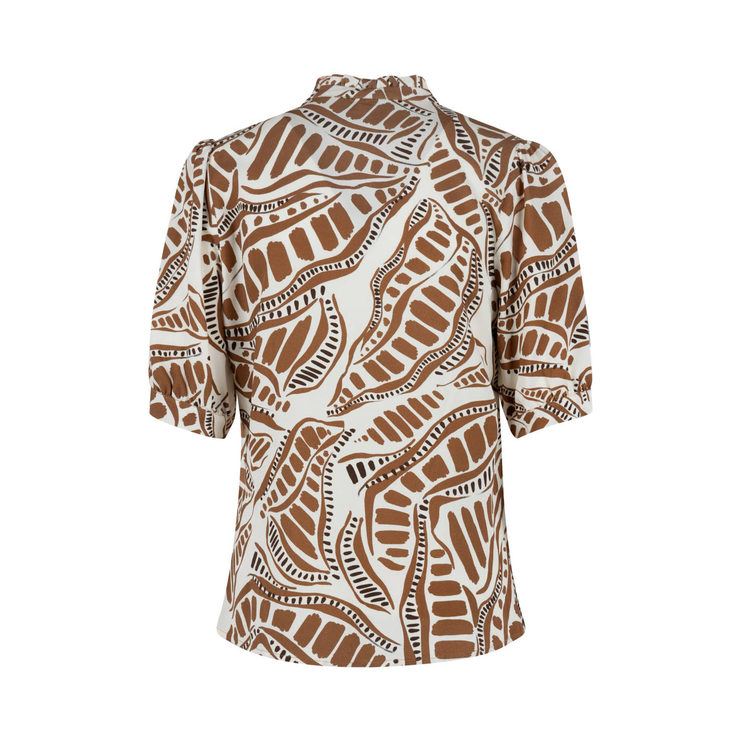 Elvira Collections blouse lichtbruin