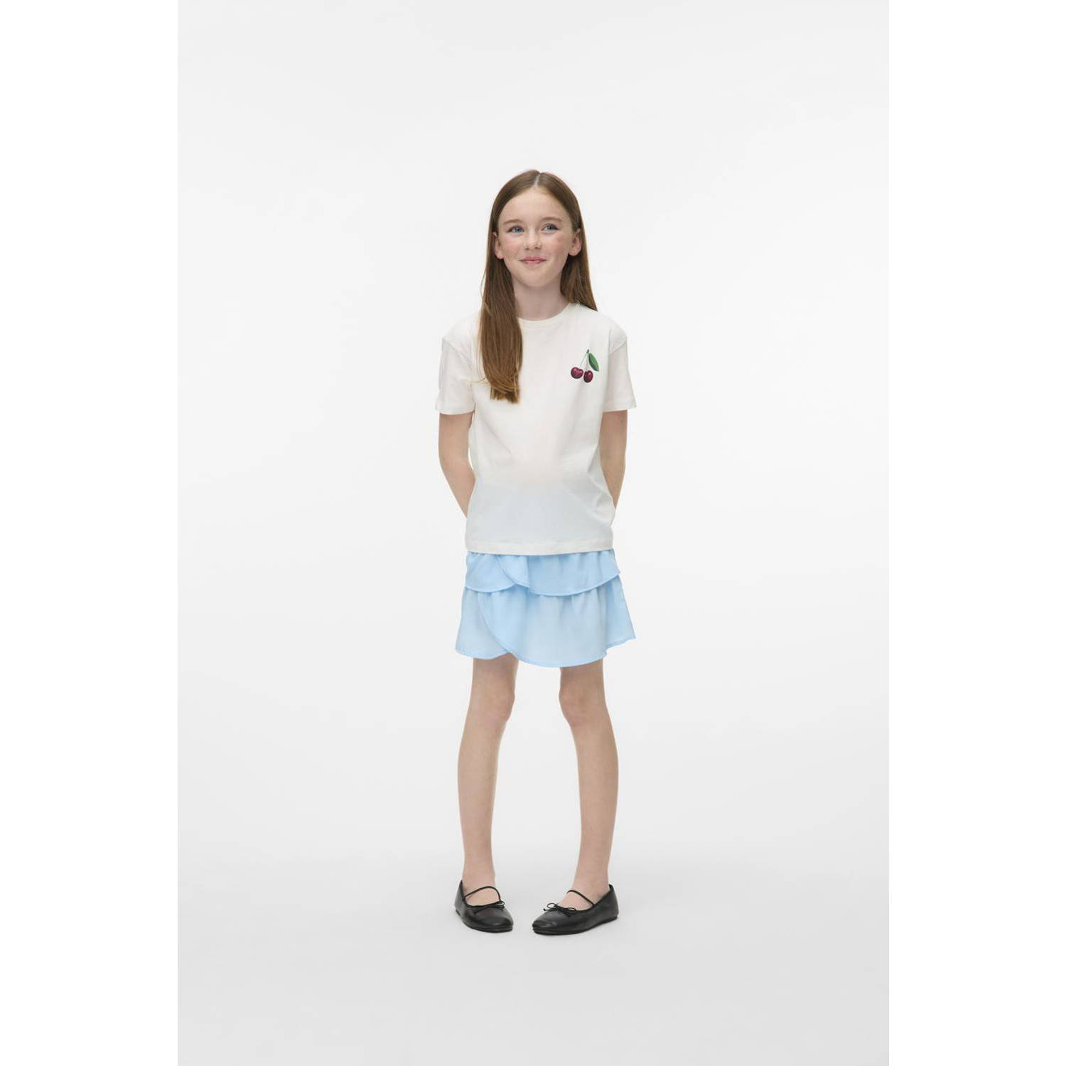 VERO MODA GIRL strokenrok blauw