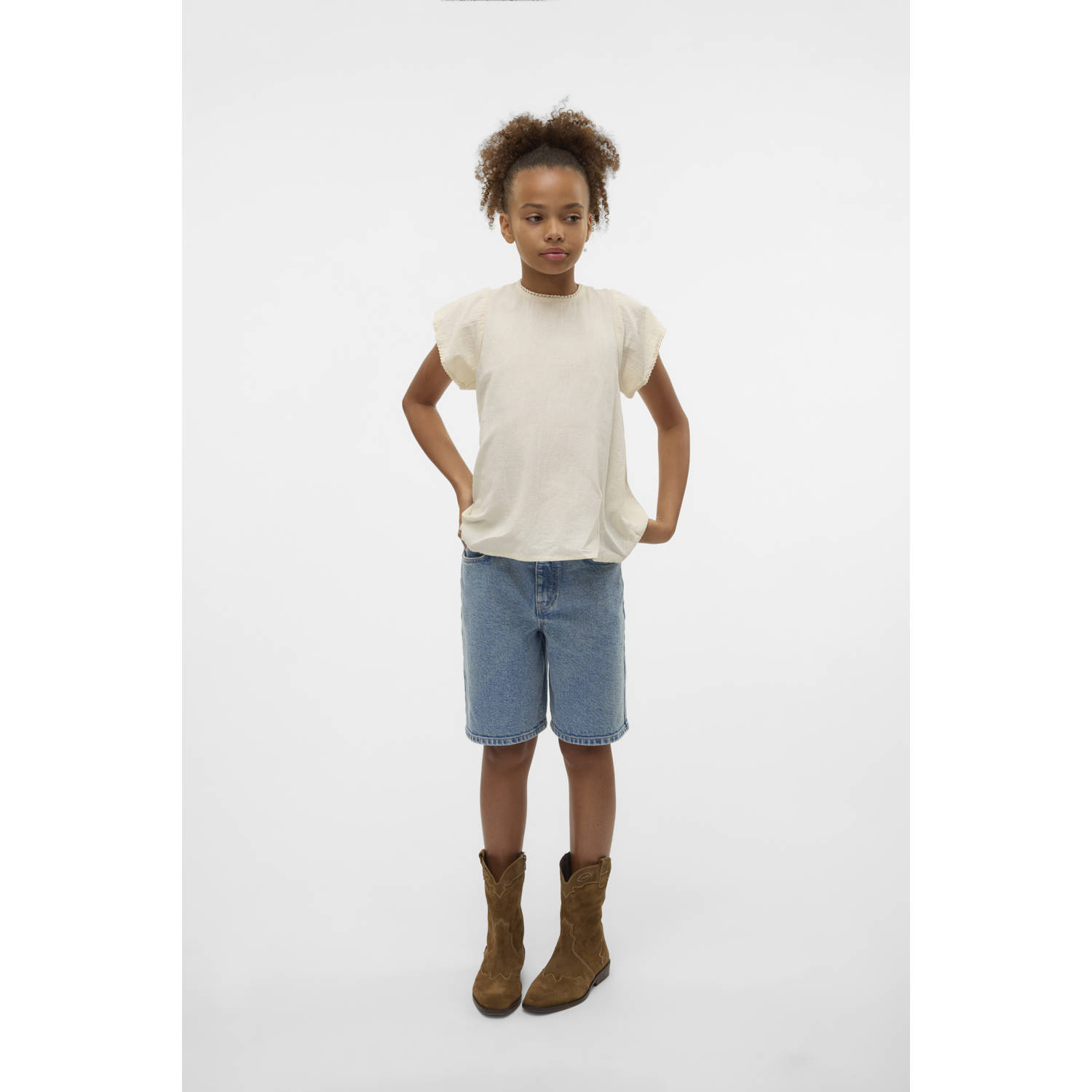 VERO MODA GIRL blousetop ecru