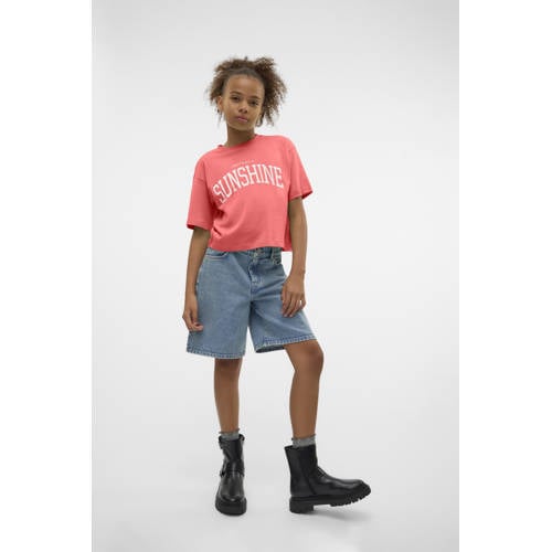 VERO MODA GIRL T-shirt roze afbeelding