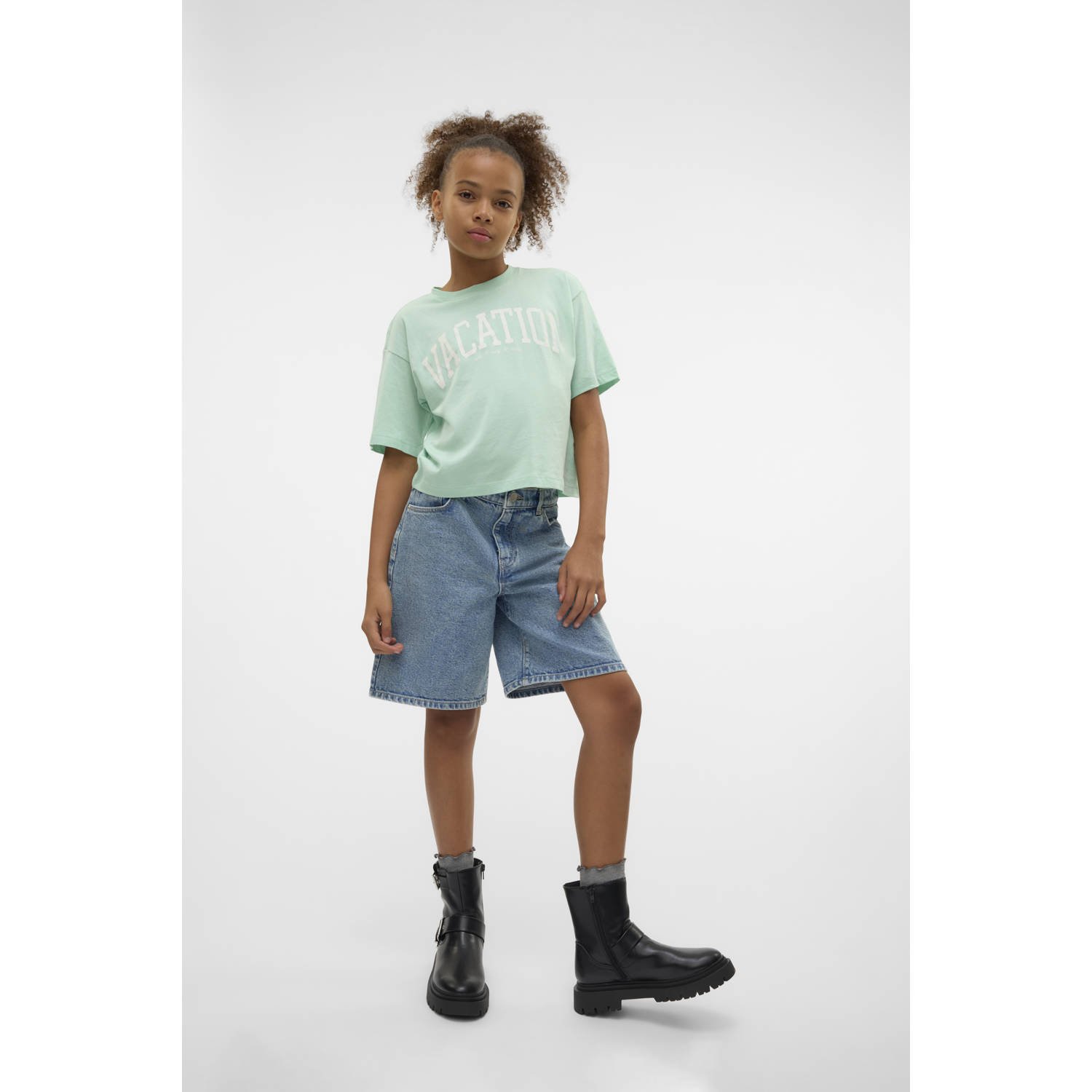 VERO MODA GIRL T-shirt groen