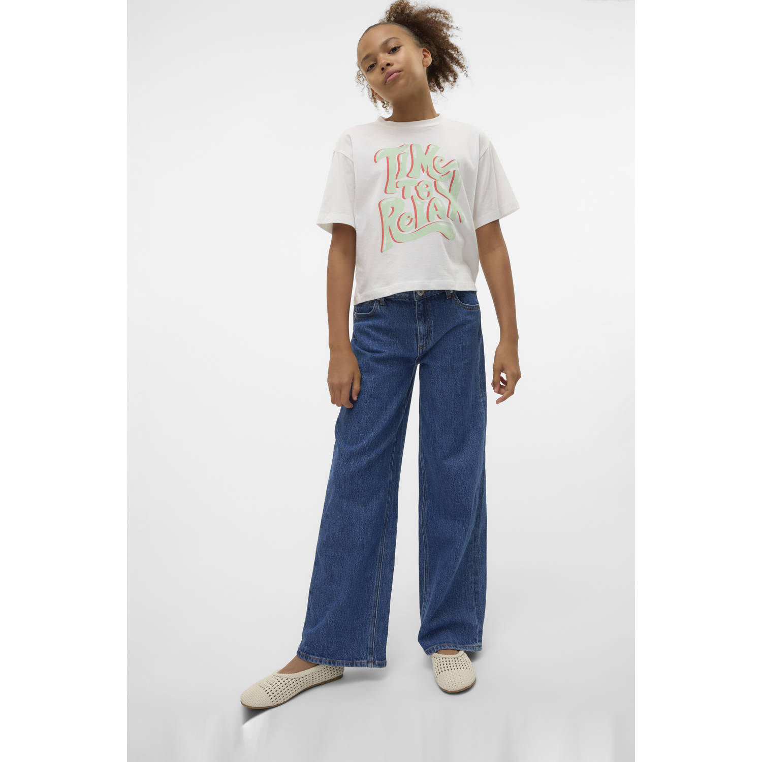 VERO MODA GIRL T-shirt wit