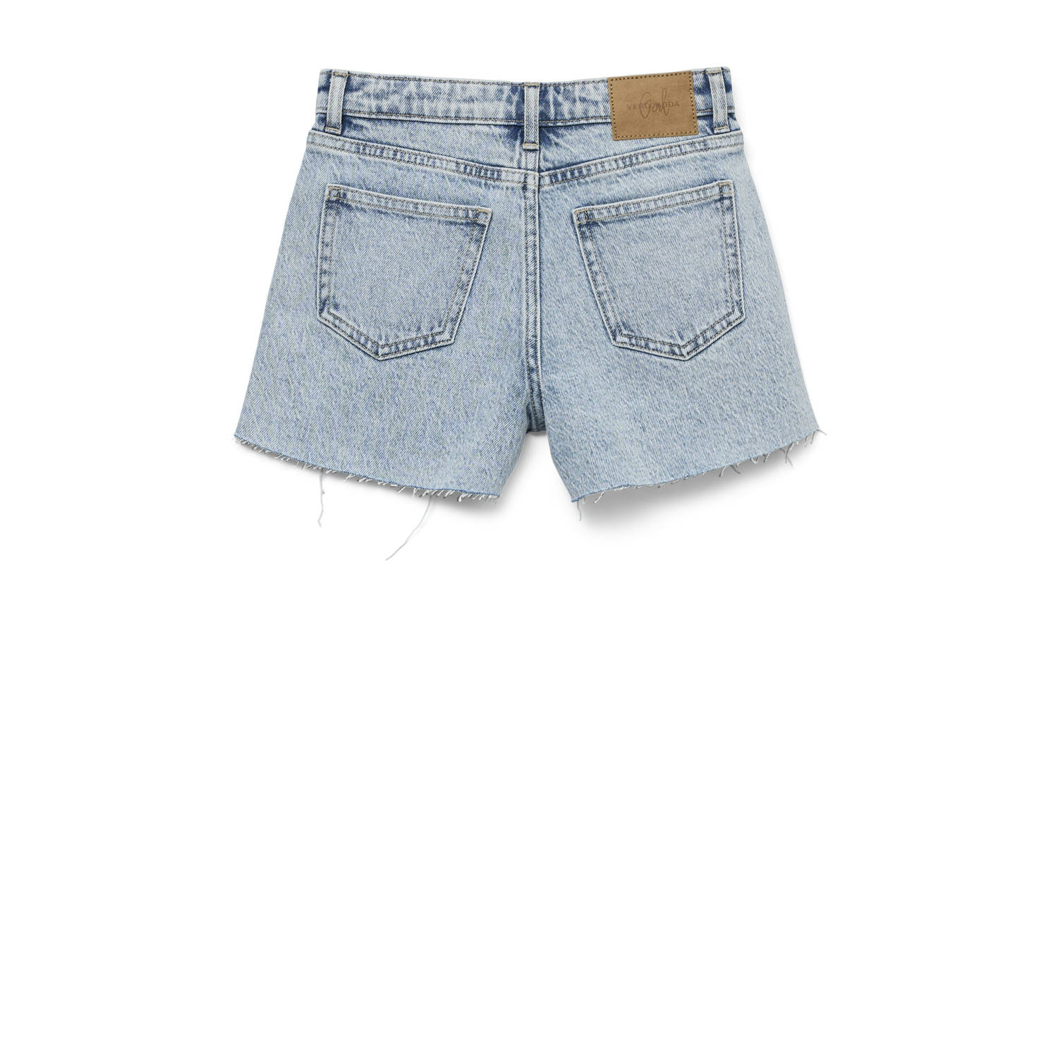 VERO MODA GIRL denim loose denim short light blue denim