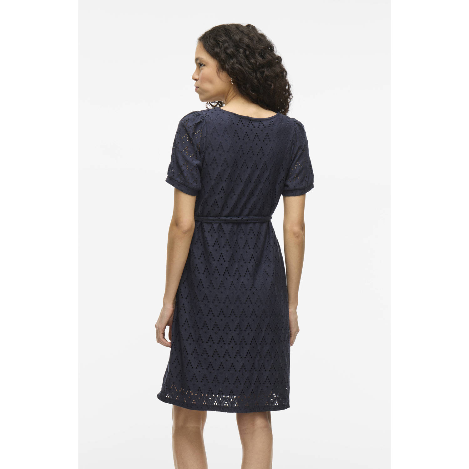 VILA zomerjurk marine