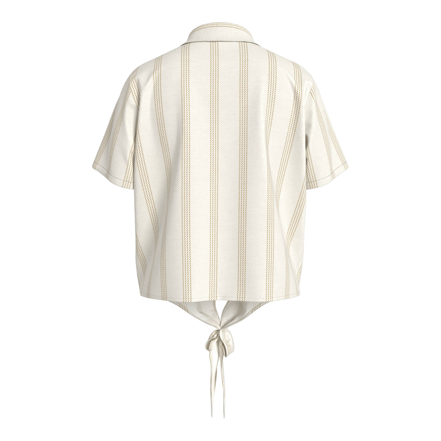 VILA linnen blouse ecru