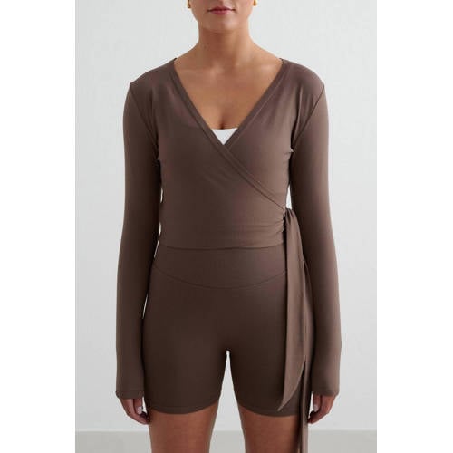 Aim'n sportshirt Seamless bruin afbeelding