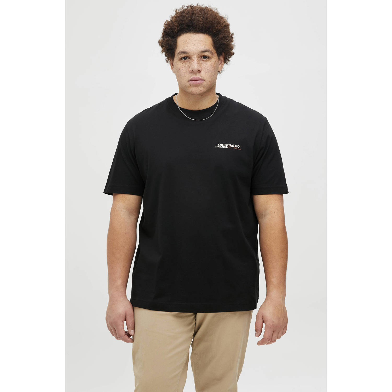 Jack & Jones PlusSize Shirt met korte mouwen JORISLINGTON TYPE TEE SS CREW NECK PLS