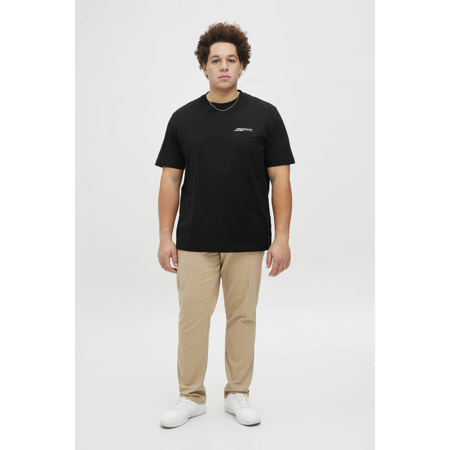 JACK & JONES PLUS SIZE T-shirt zwart