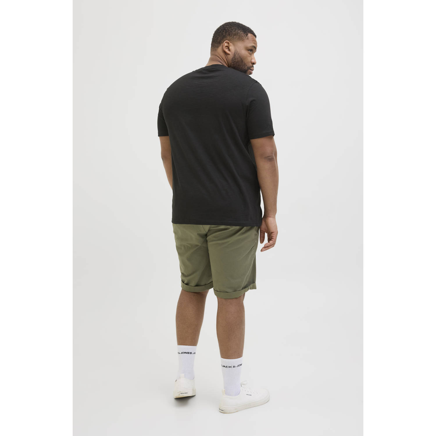 JACK & JONES PLUS SIZE T-shirt zwart