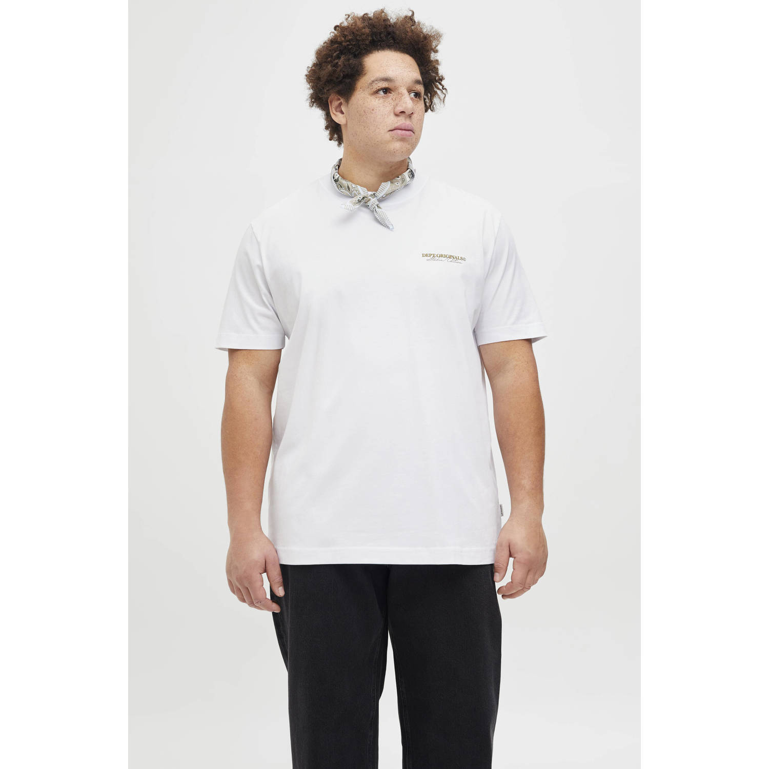 Jack & Jones PlusSize Shirt met korte mouwen JORISLINGTON TYPE TEE SS CREW NECK PLS