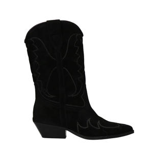 suède cowboylaarzen zwart