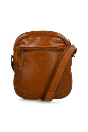 leren crossbody tas cognac