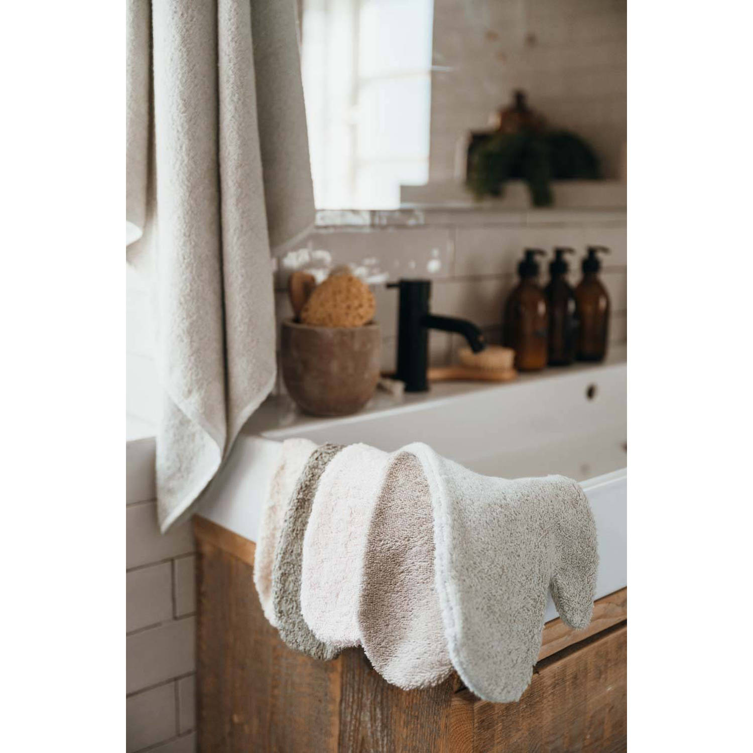 Koeka lange washand Dijon Daily offwhite