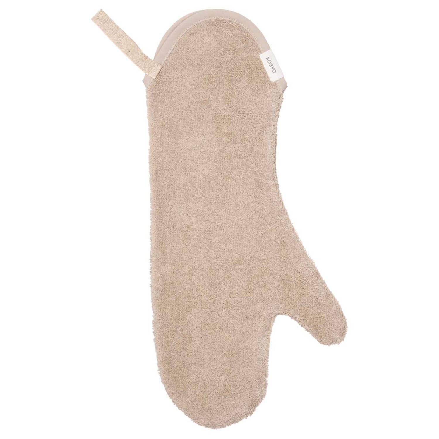 Koeka lange washand Dijon Daily taupe