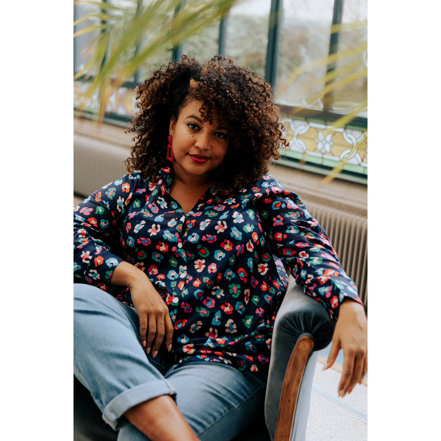 Paprika blouse marine