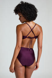 thumbnail: Hunkemöller niet-voorgevormde crop bikinitop Costa paars