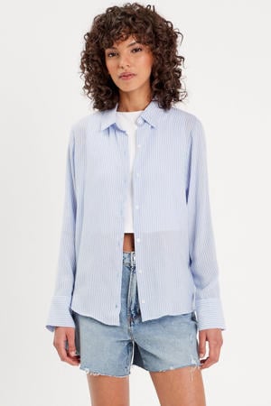 blouse lichtblauw