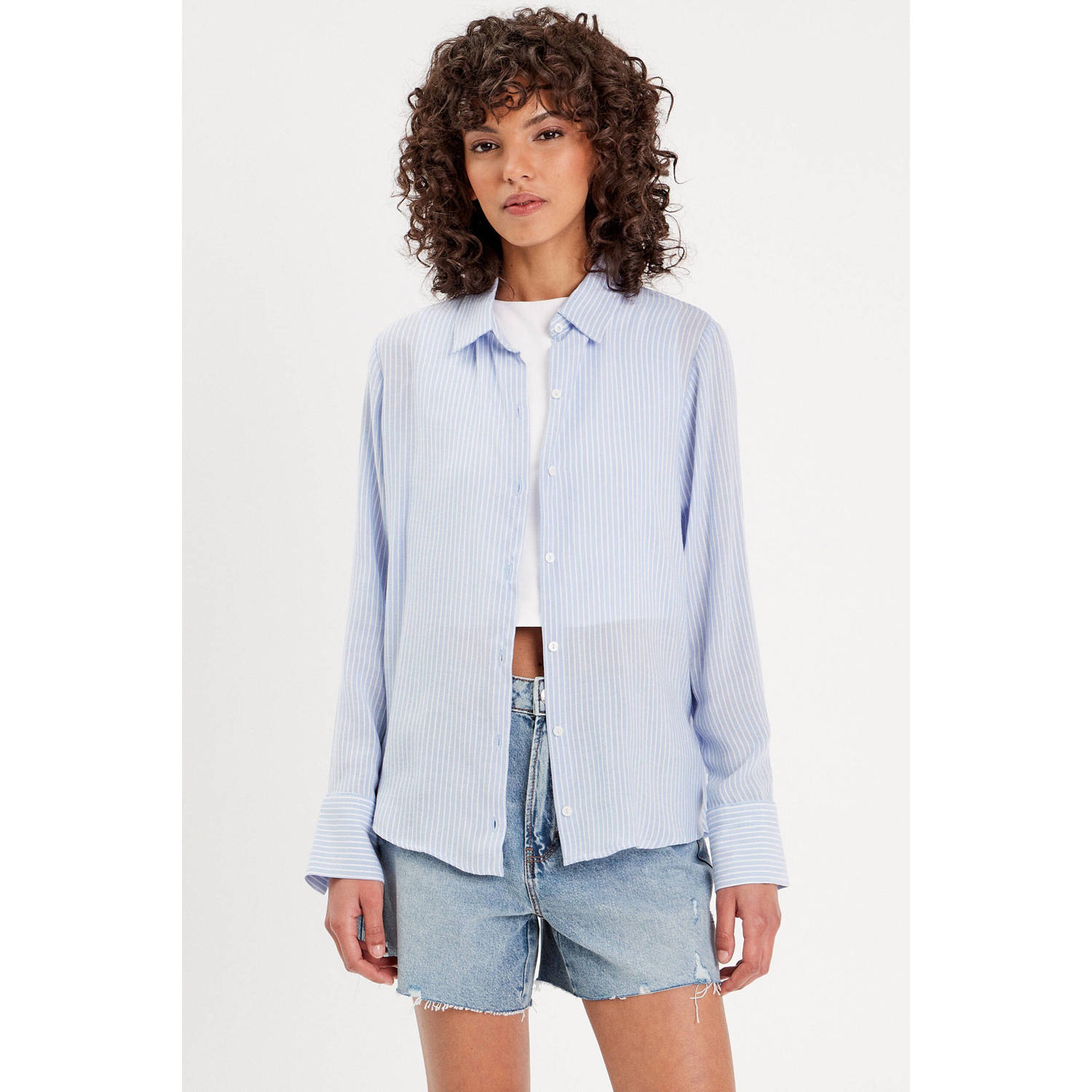 Cache blouse lichtblauw