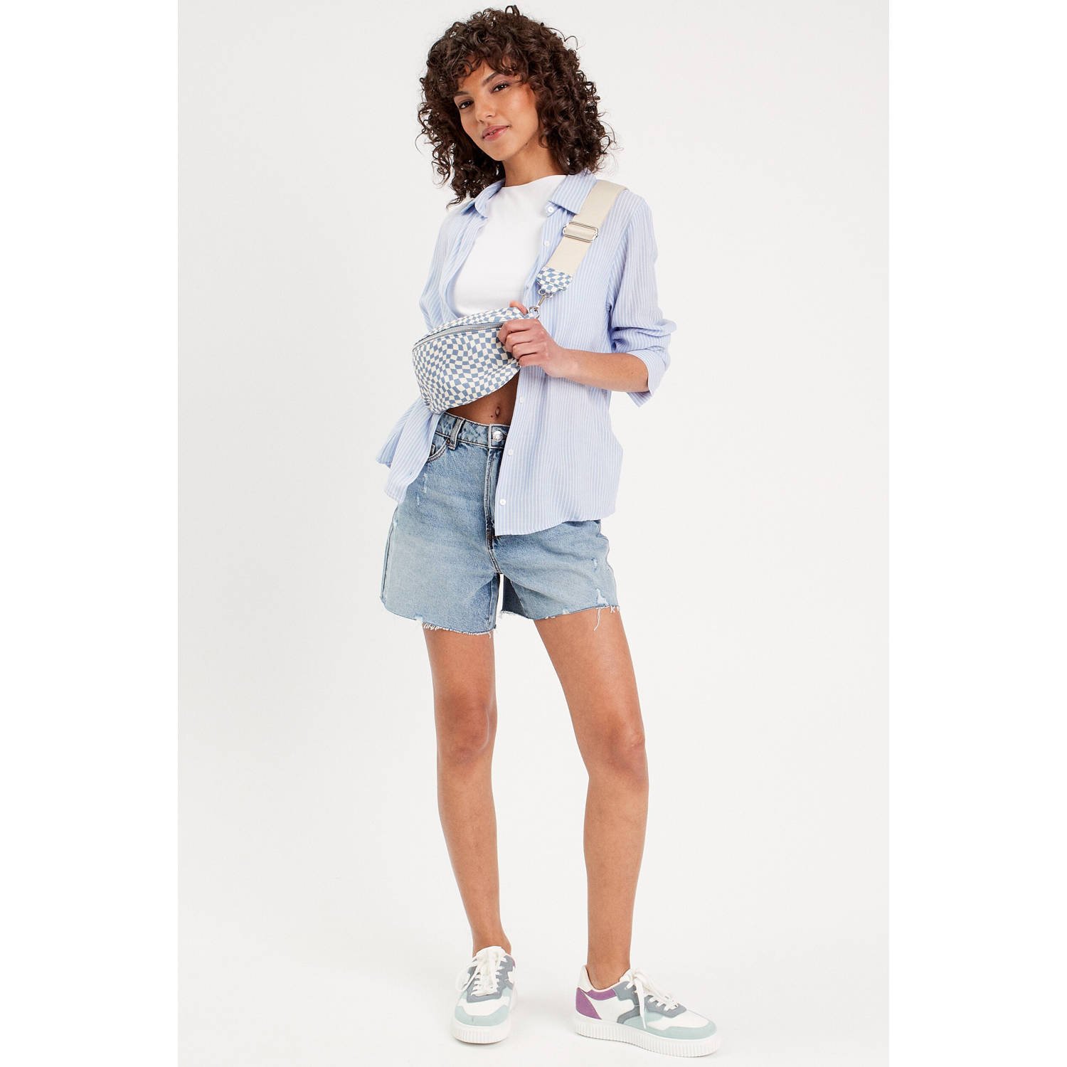 Cache blouse lichtblauw
