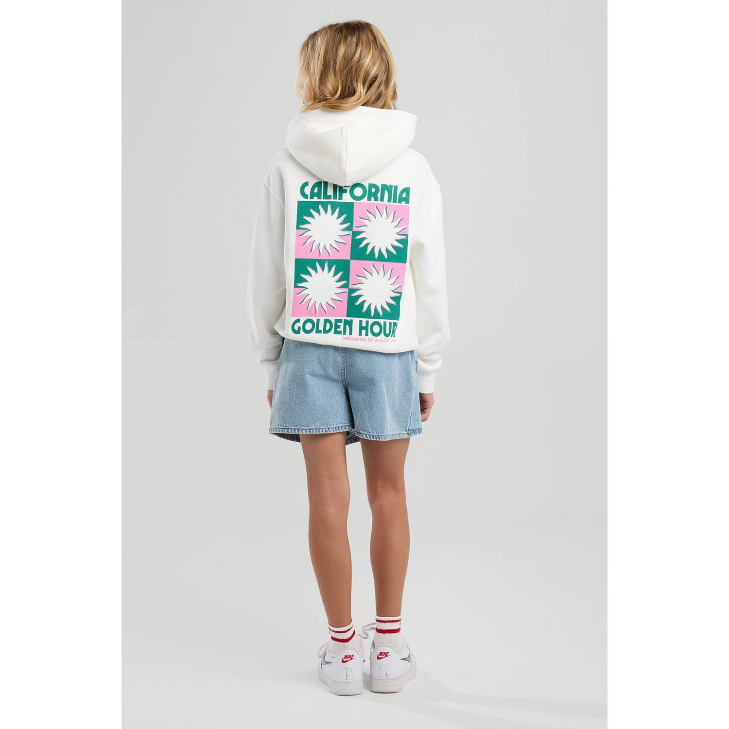 America Today denim skort light blue denim