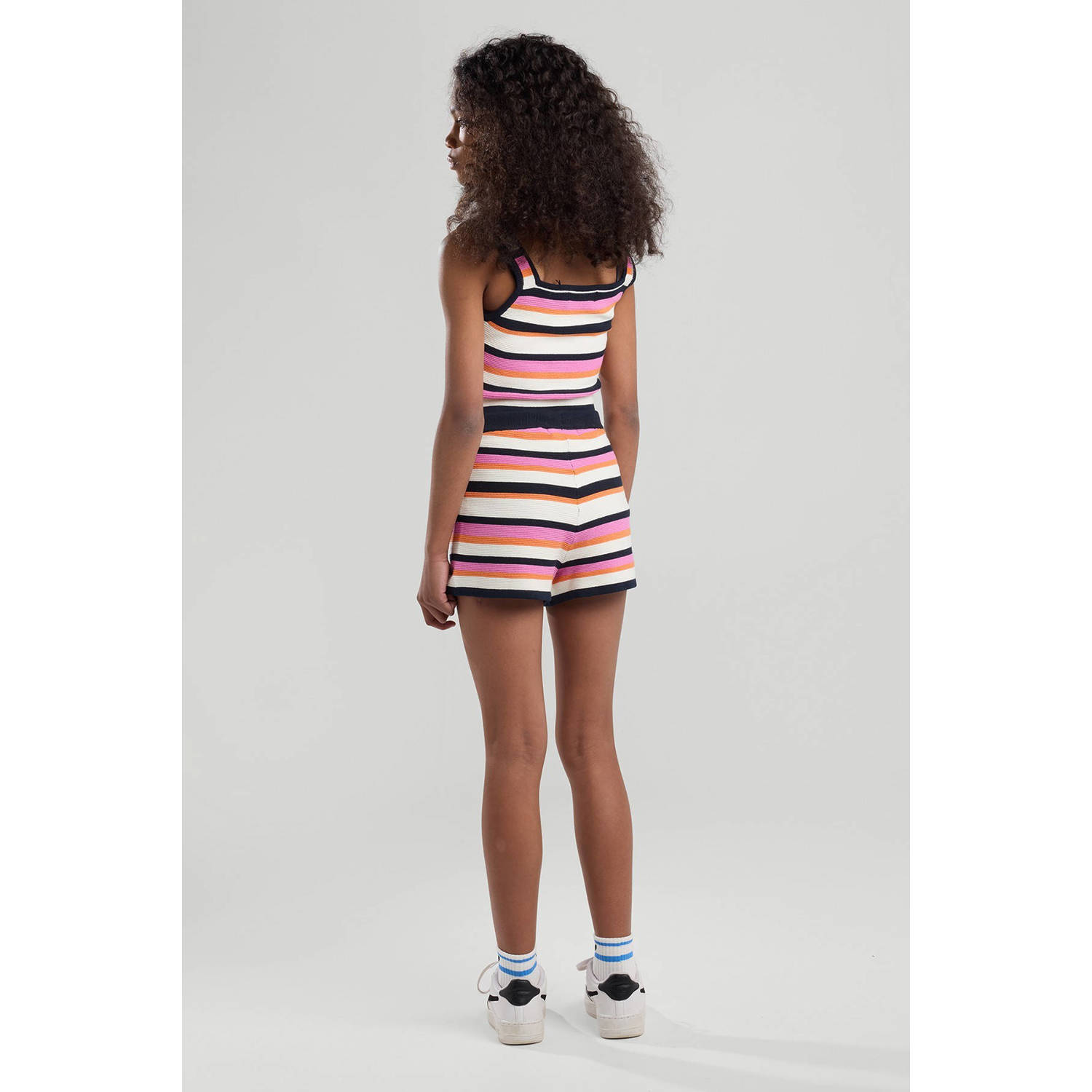 America Today cropped top roze