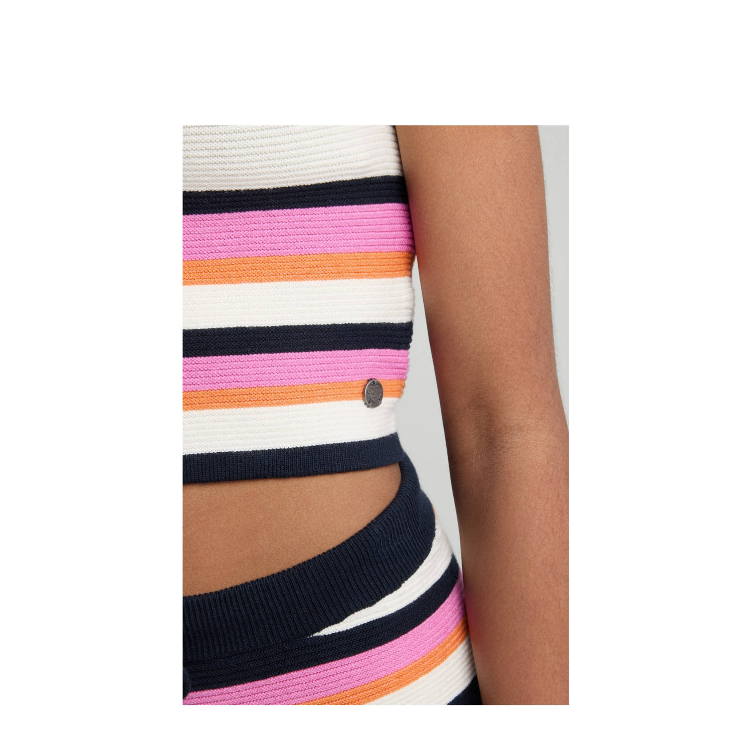 America Today cropped top roze