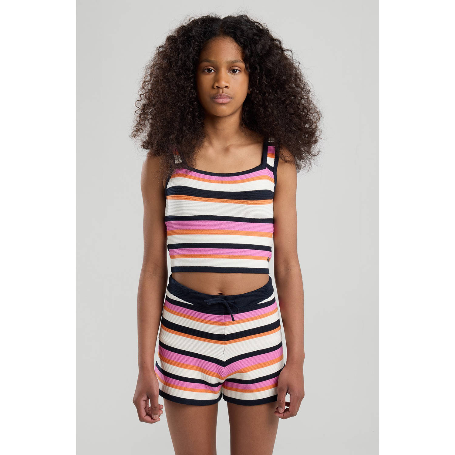 America Today cropped top roze