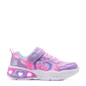 sneakers met lichtjes roze/lila