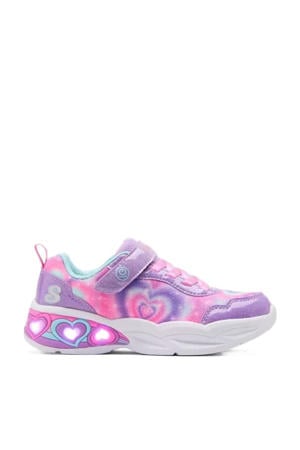 sneakers met lichtjes roze/lila