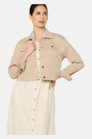 spijkerjas beige