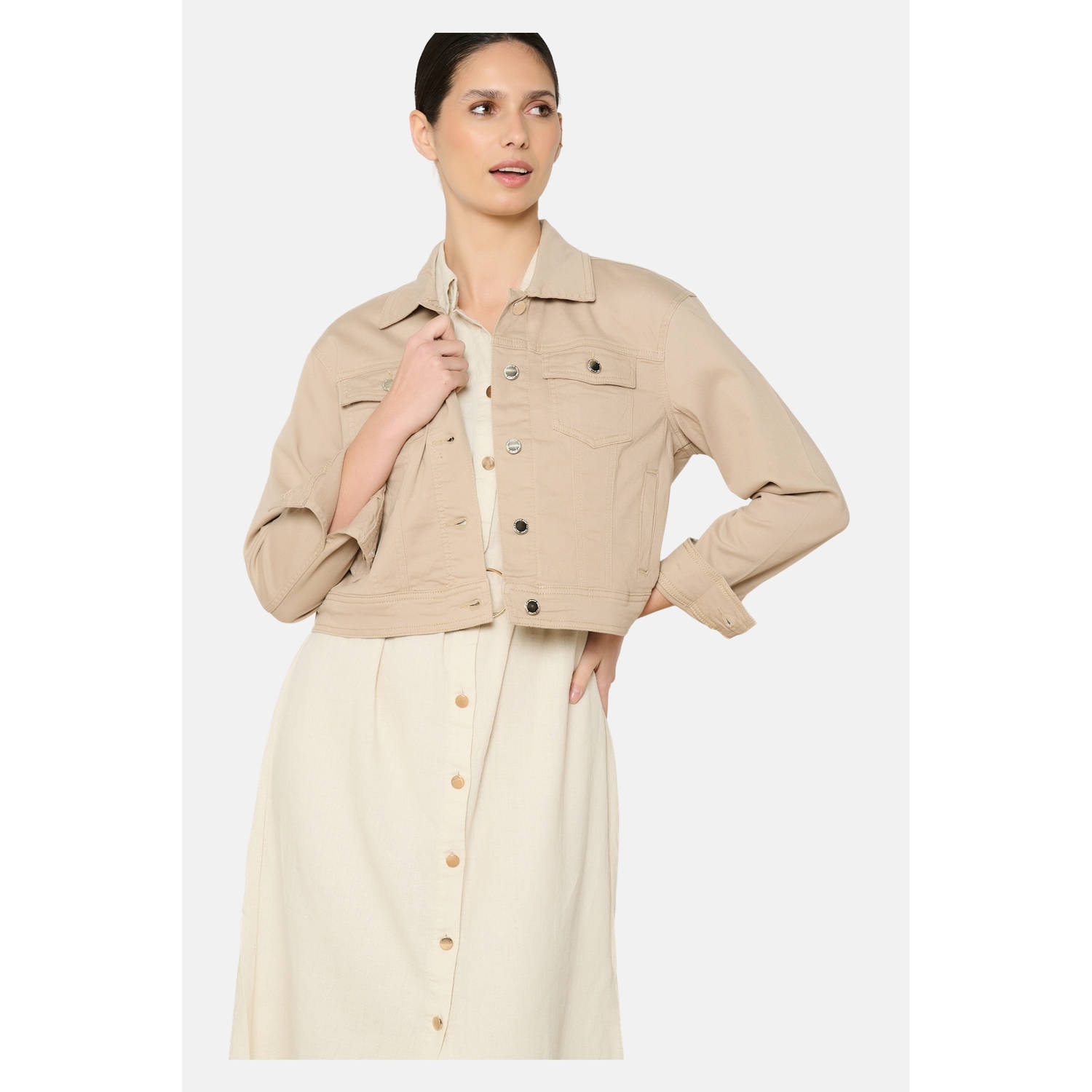 LOLALIZA spijkerjas beige