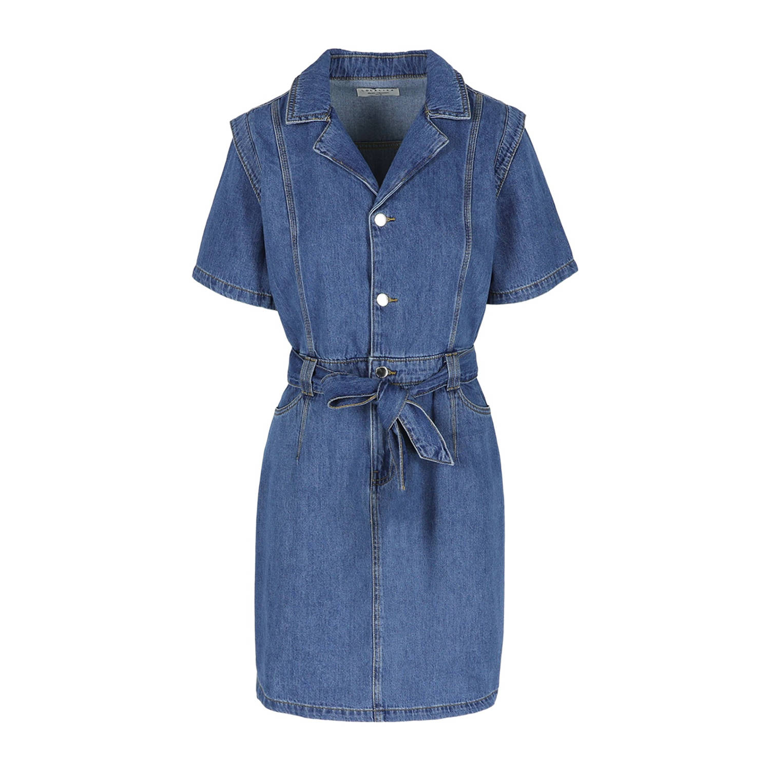LOLALIZA spijkerjurk medium blue denim