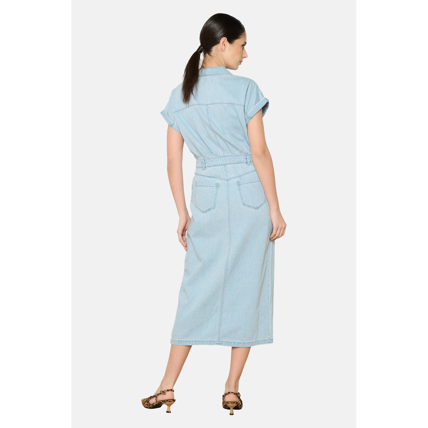 LOLALIZA spijkerjurk light blue denim