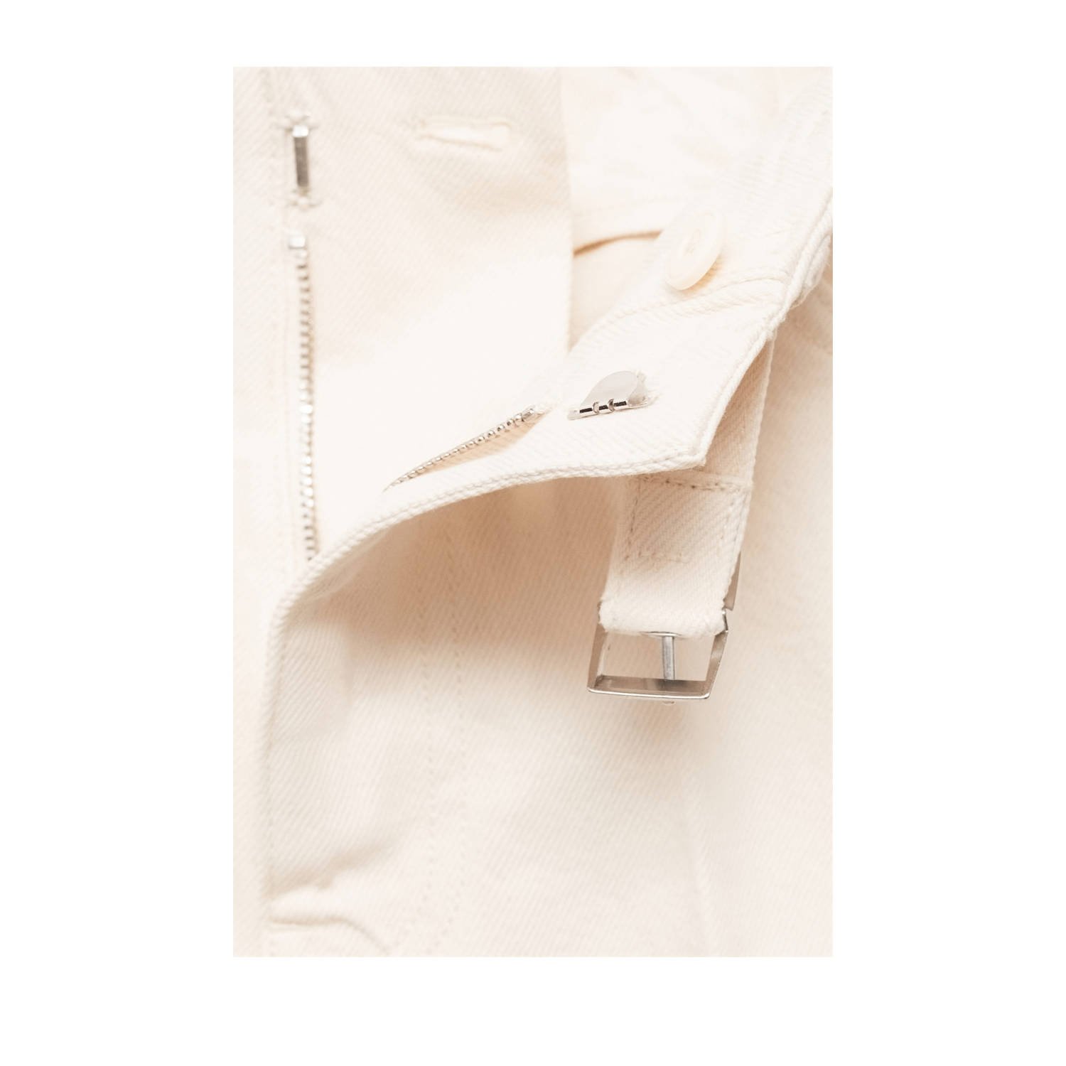 Mango wide leg jeans ecru