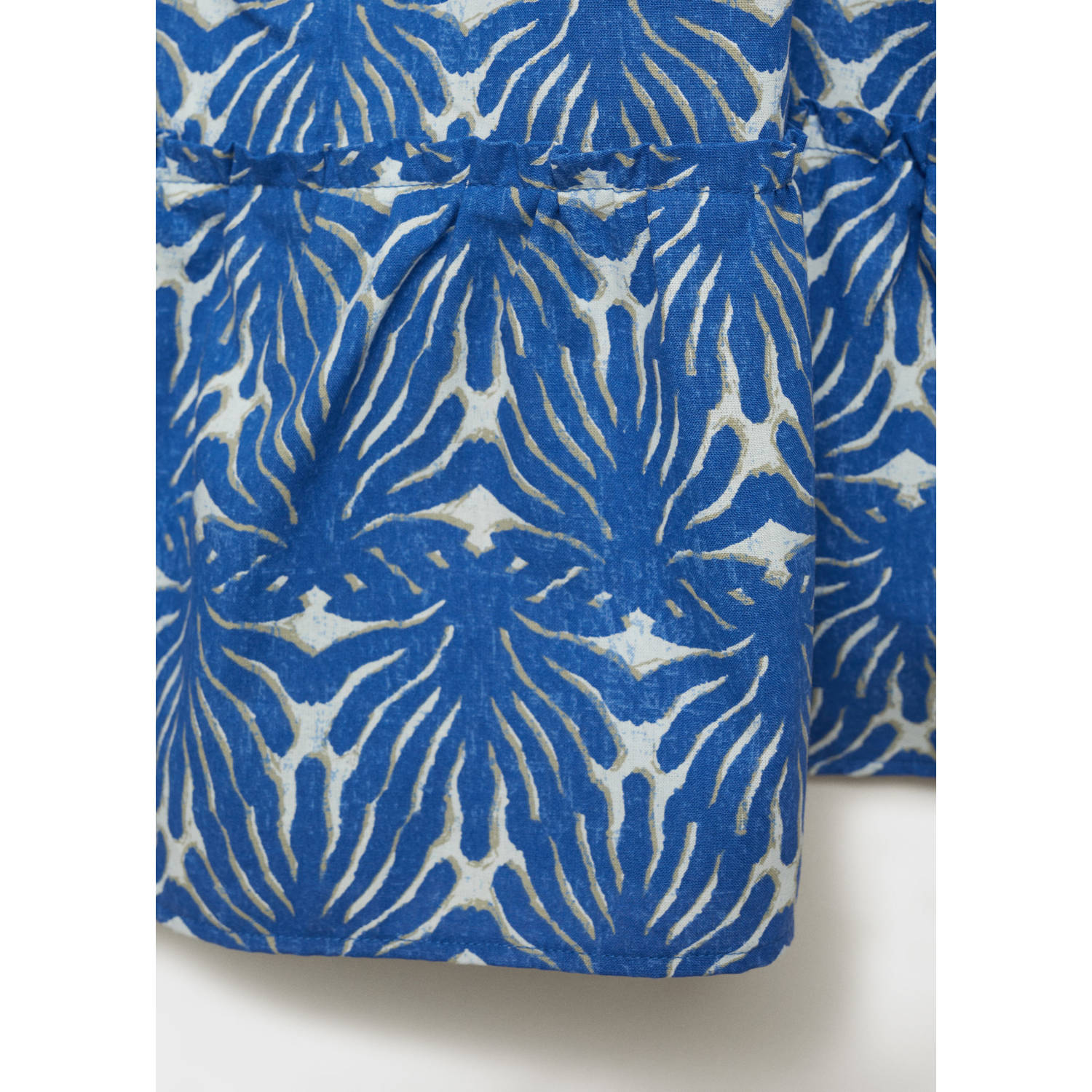 Mango Kids korte jurk blauw