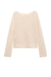 thumbnail: Mango trui ecru crochet