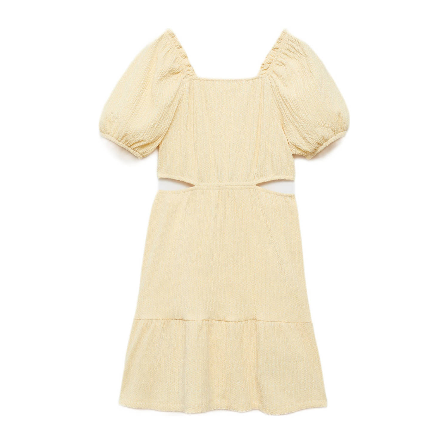 Mango Kids zomerjurk lichtgeel