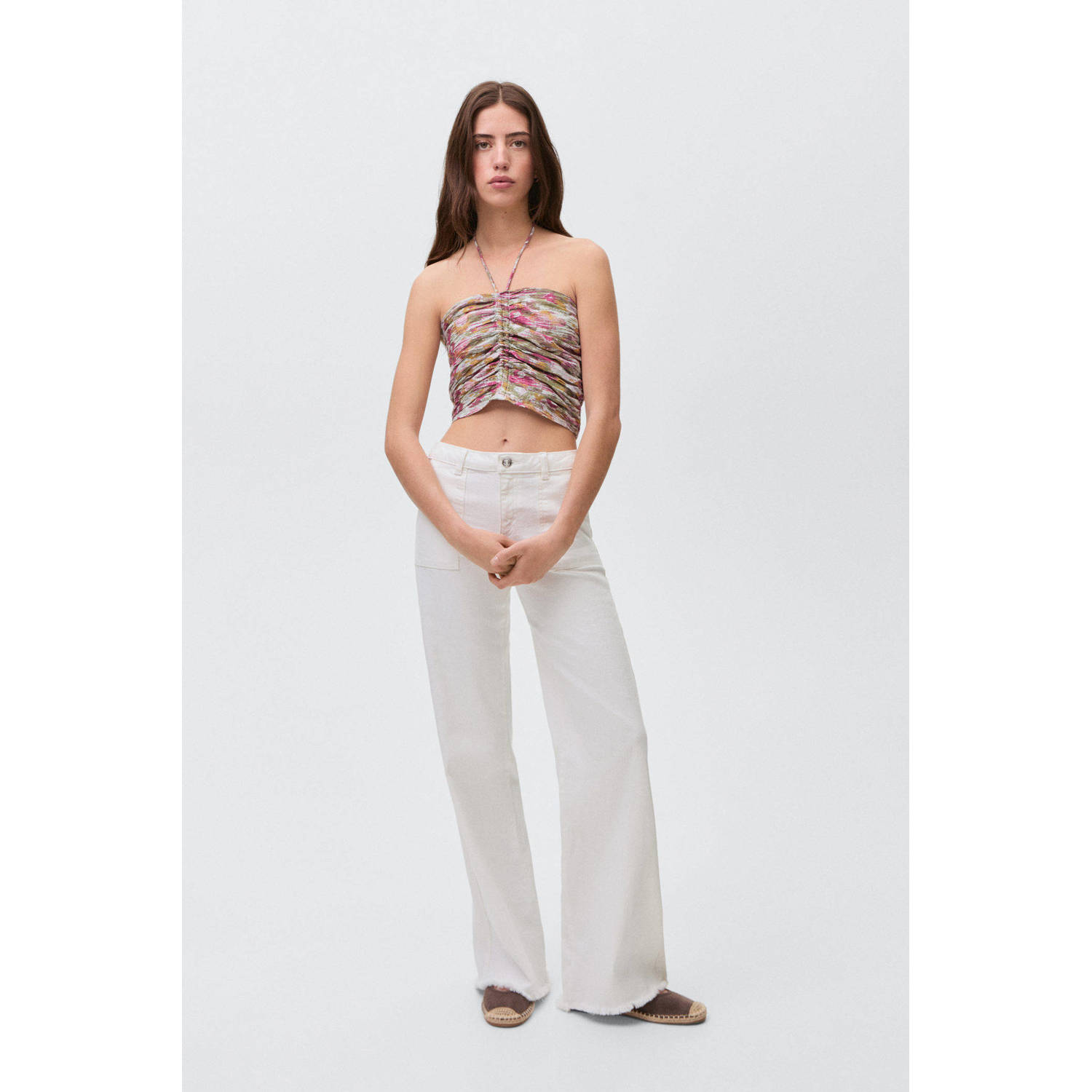 MANGO TEEN cropped top multi