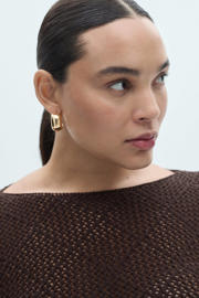 thumbnail: Mango trui donkerbruin crochet