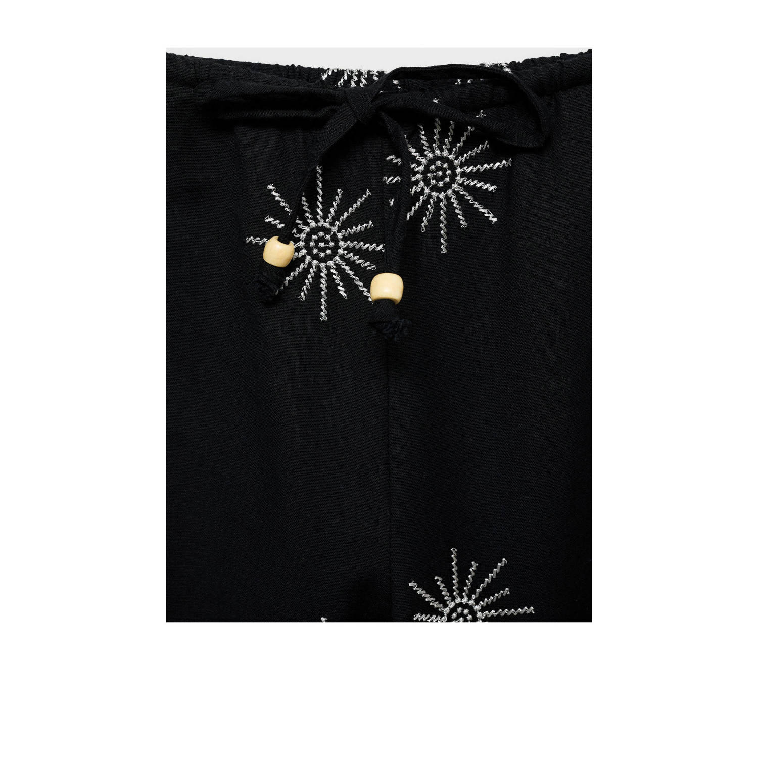 MANGO TEEN casual broek zwart