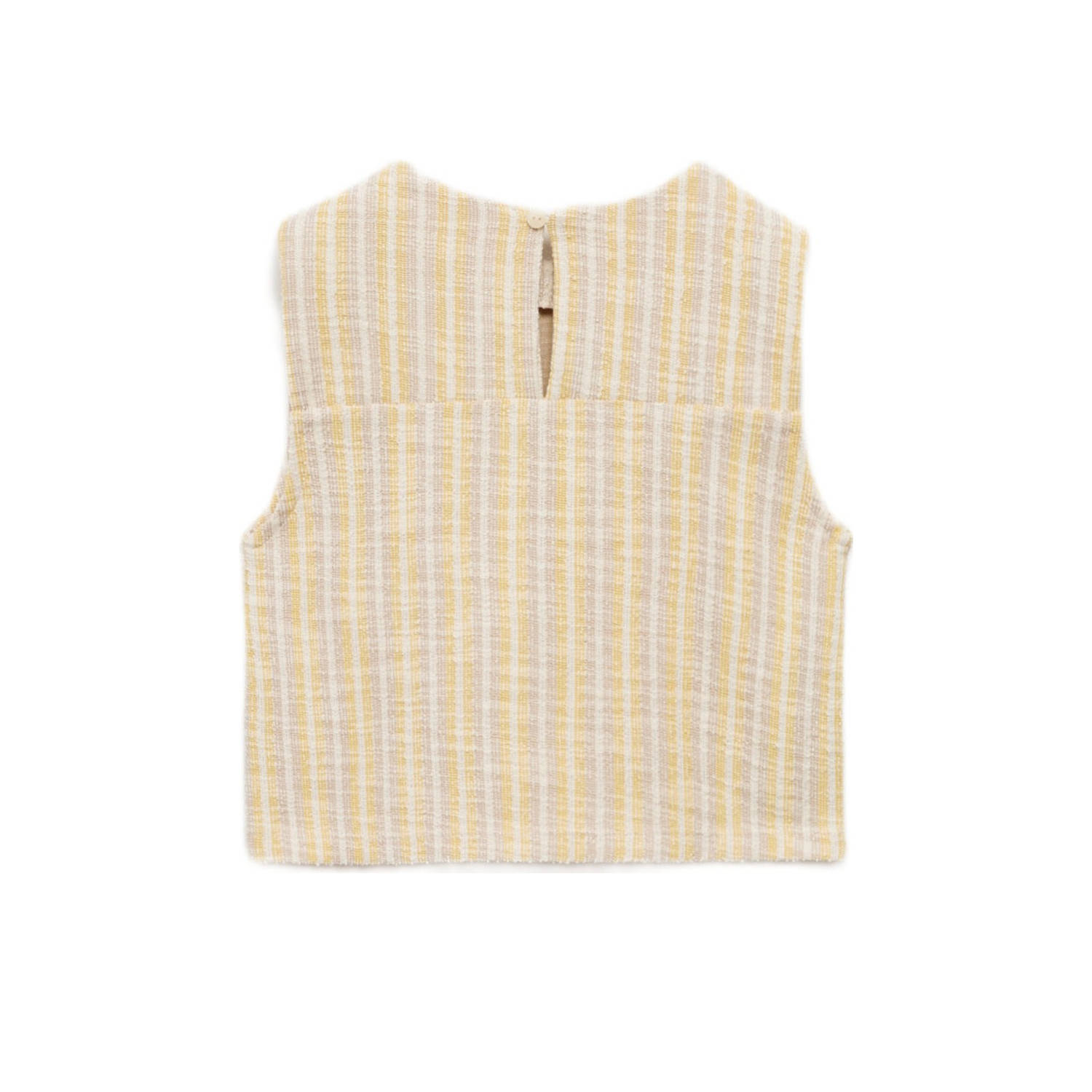 Mango Kids mouwloze top geel
