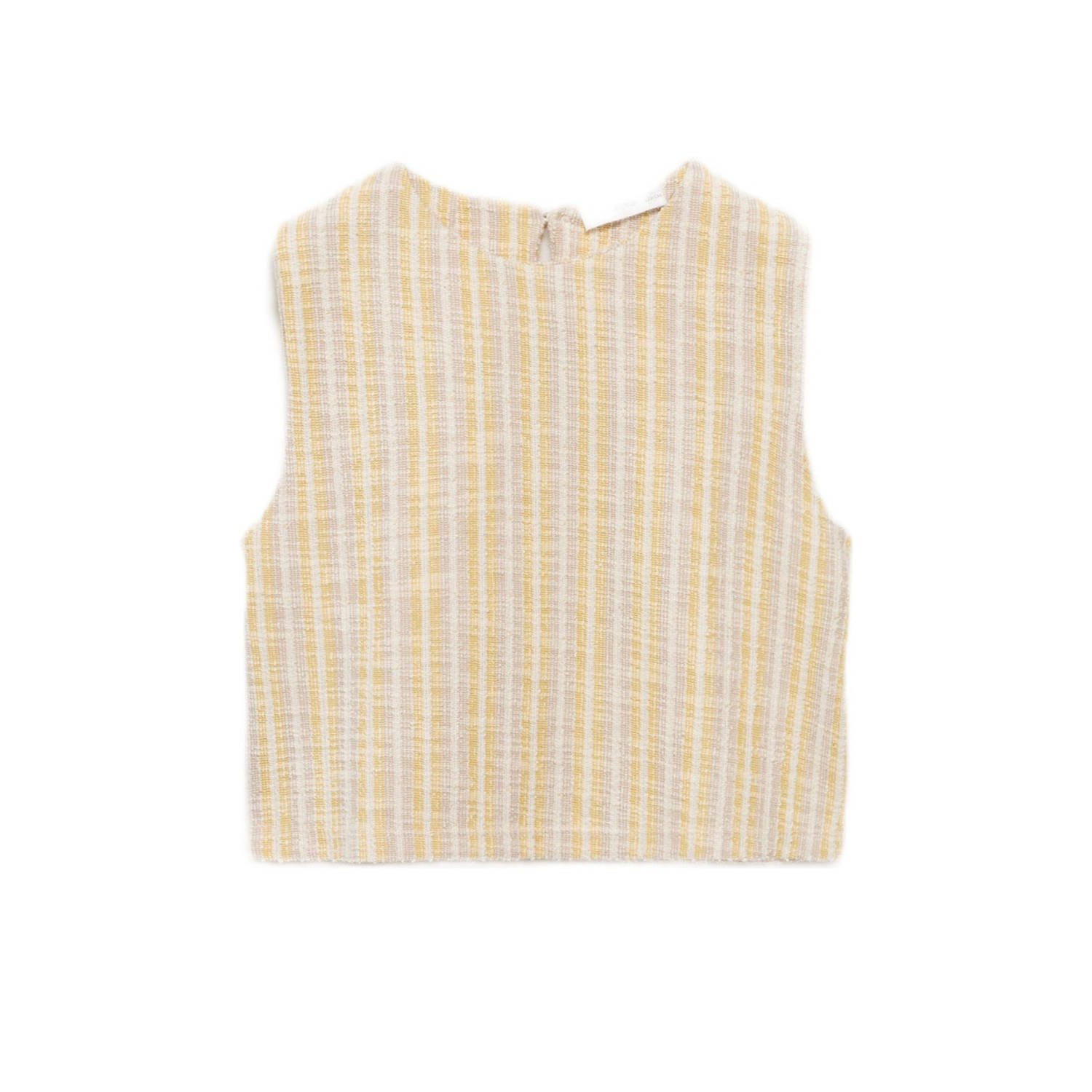 Mango Kids mouwloze top geel
