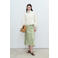 Mango midi rok groen