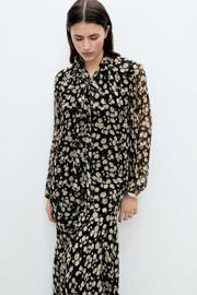 thumbnail: Mango midi rok zwart