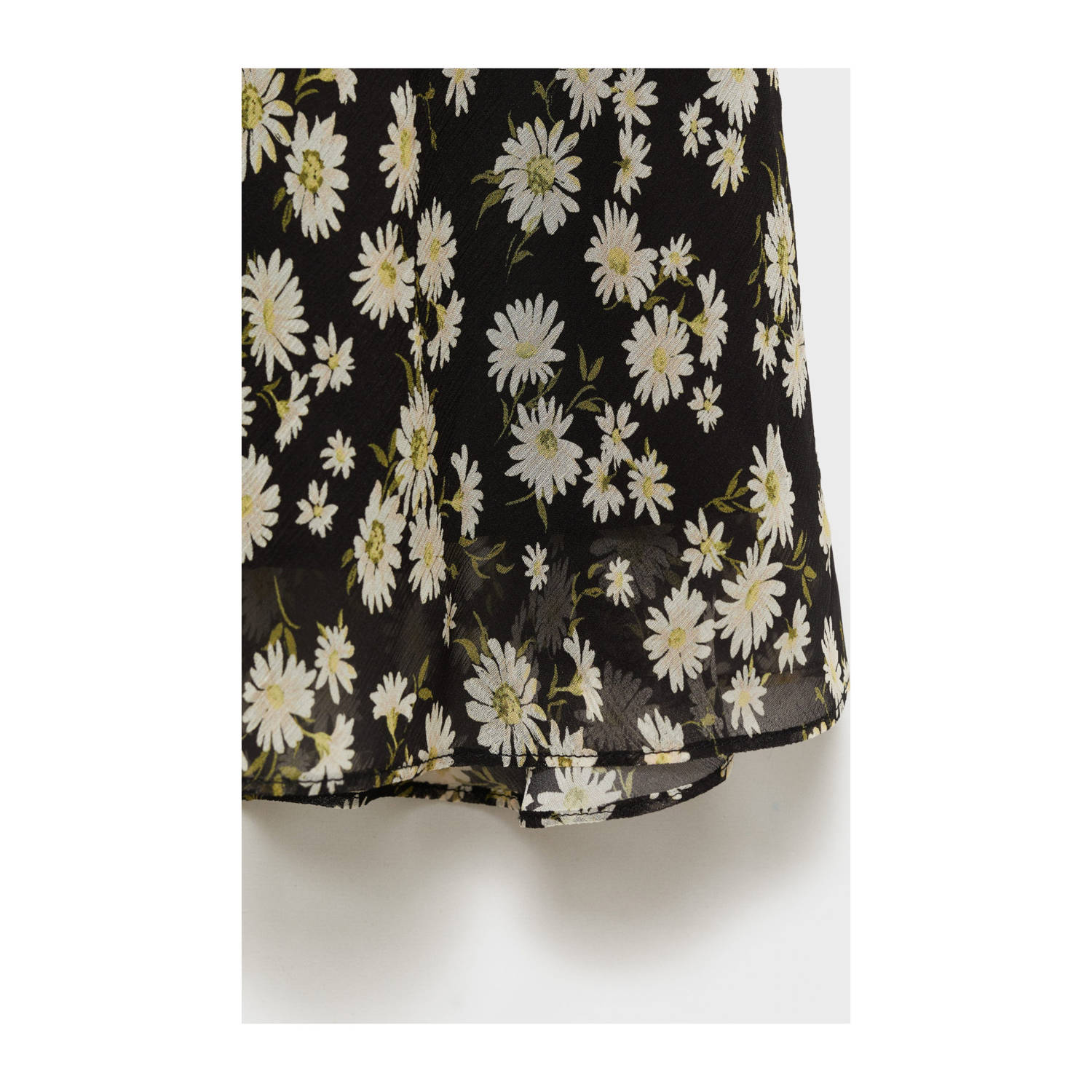 Mango midi rok zwart