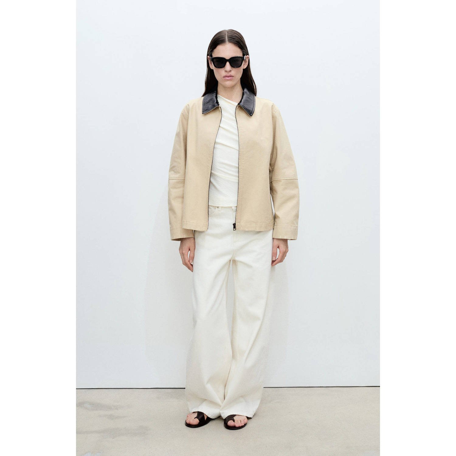 Mango jasje beige