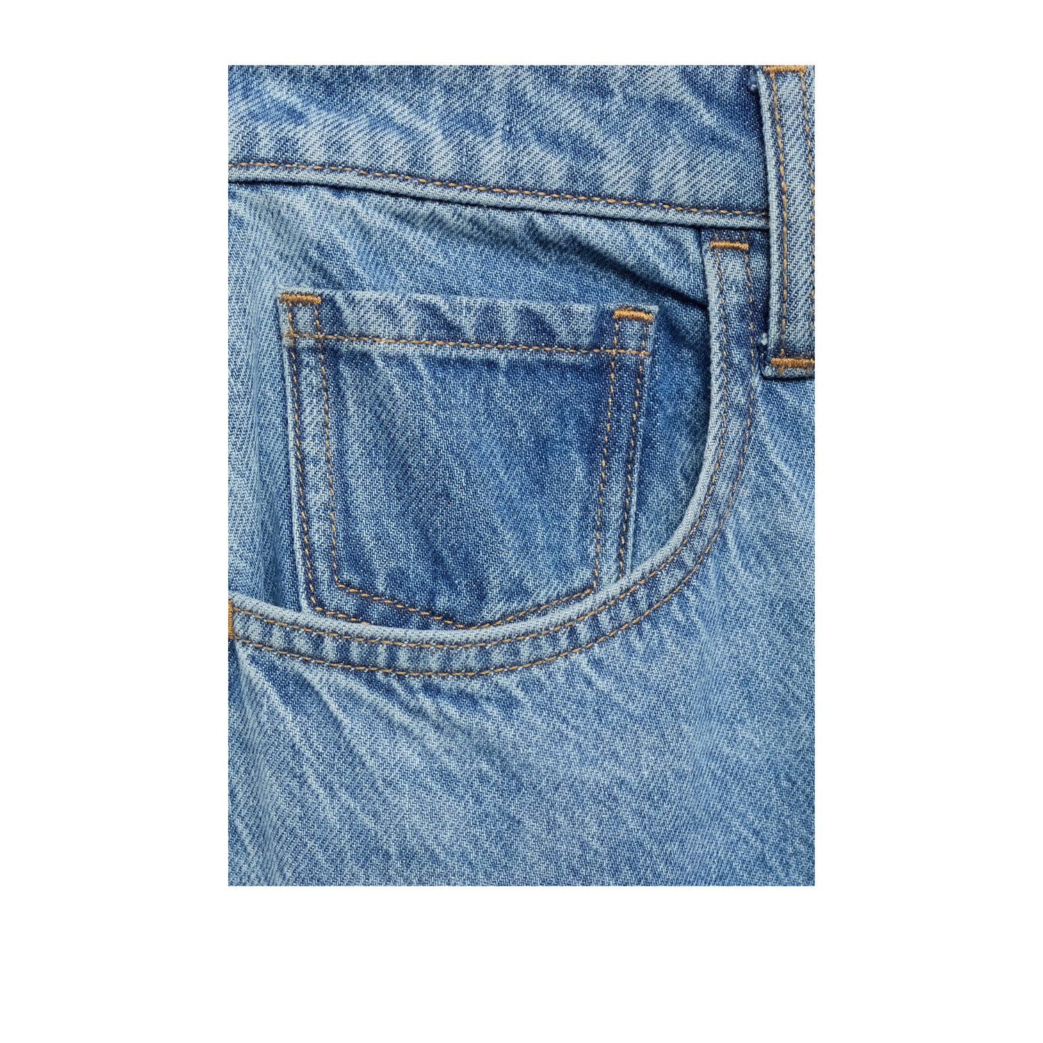 Mango high waist light blue denim