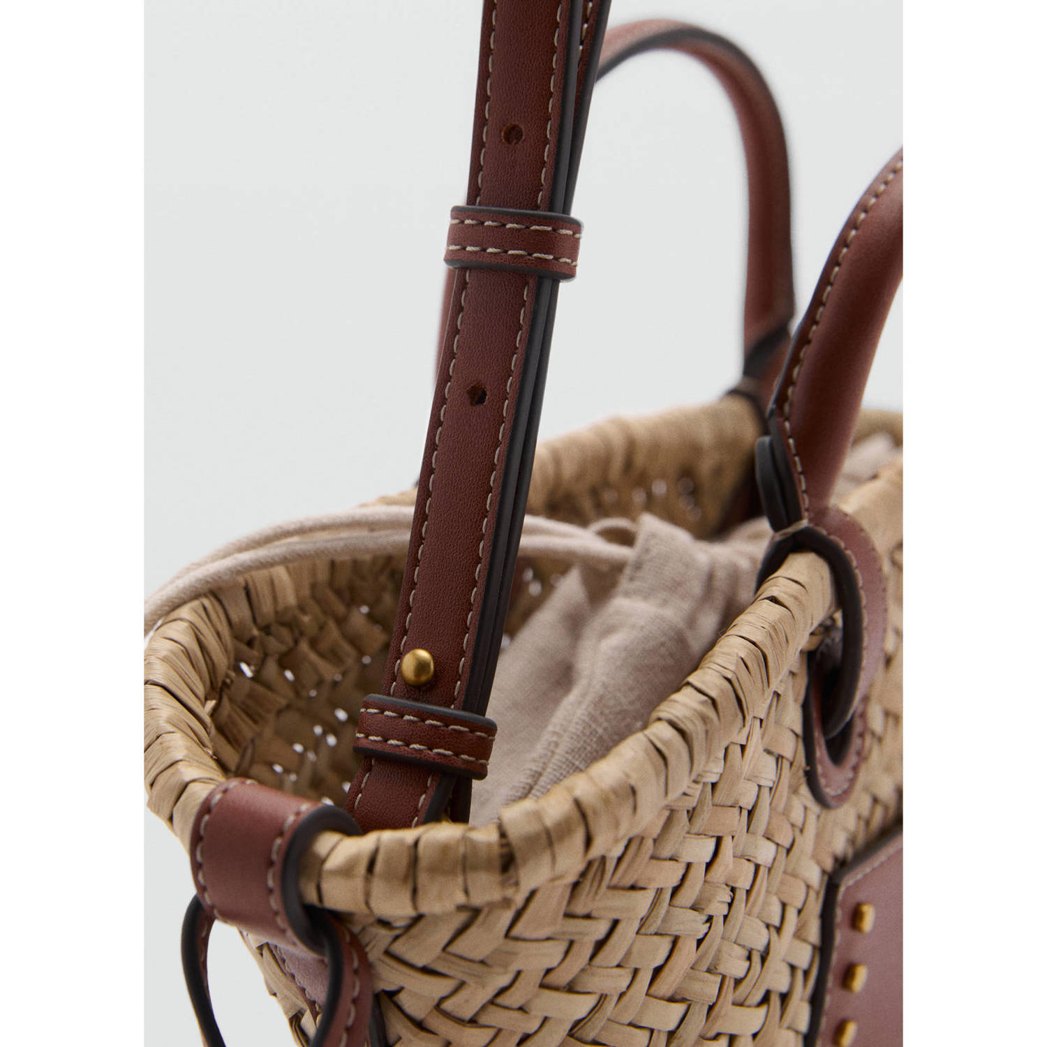 Mango mini shopper bruin