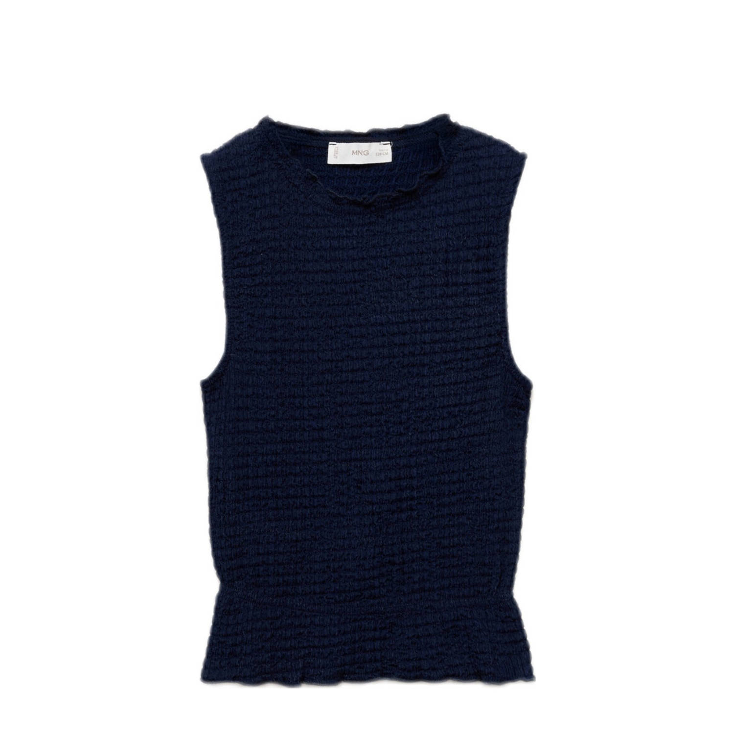 Mango Kids mouwloze top marine